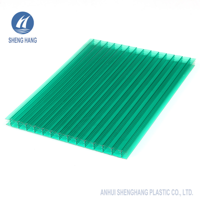 L'anti polycarbonate UV de cavité de quatre murs couvre 2000*3000mm 14mm profondément