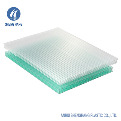 UV de GV cellulaire 80um d'anti d'impact de serre chaude de nid d'abeilles feuille de polycarbonate enduit