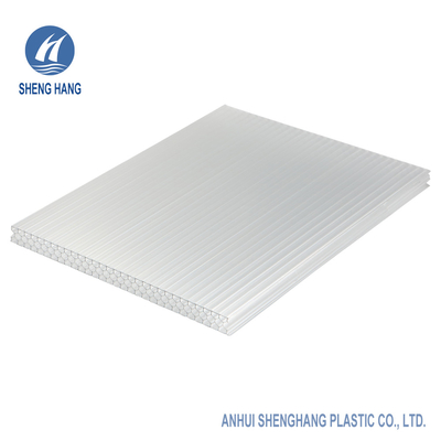 Anti feuille cellulaire UV de polycarbonate de nid d'abeilles 6mm 12mm pour la serre chaude