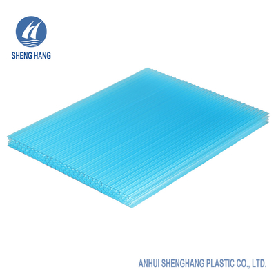 Anti feuille cellulaire UV de polycarbonate de nid d'abeilles 6mm 12mm pour la serre chaude