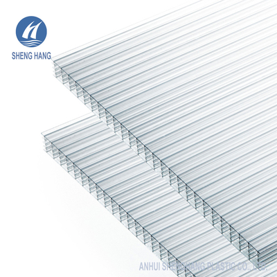Windows ignifuge le polycarbonate de cinq murs lambrisse 12mm 2100*6000mm