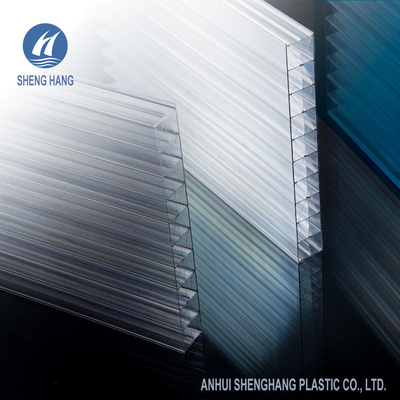 Windows ignifuge le polycarbonate de cinq murs lambrisse 12mm 2100*6000mm