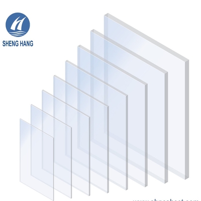 Panneau enduit UV 1220*2440mm de toiture de polycarbonate de  de feuille de 4 x 8 polycarbonates