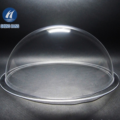Dôme en plastique 8mm de lucarne de produits Wearproof de polycarbonate protection UV de 2 côtés